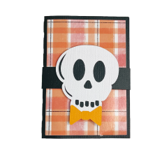 3D Halloween Skull Pop-Up Gift Card Holder