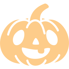 halloween spooky pumpkin silhouette