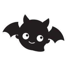 Cute Ghost with Wings 