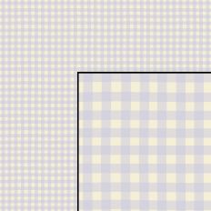 Hand Drawn Gingham Plaid Checks Lilac Purple Cream Seamless Pattern
