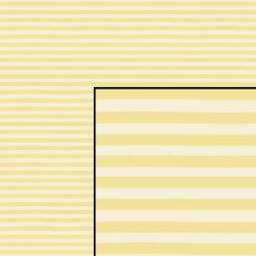Hand Drawn Stripes Butter Yellow and Cream Seamless Pattern