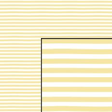 Hand Drawn Horizontal Stripe Pattern Yellow White