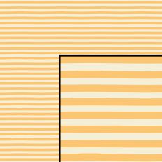 Hand Drawn Stripes Orange and Cream Seamless Pattern