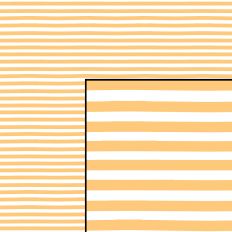 Horizontal Stripe Seamless Pattern Orange White