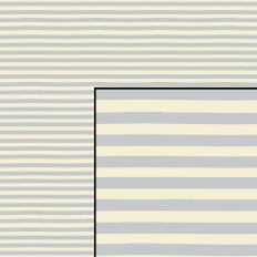 Hand Drawn Stripe Pastel Blue Gray Cream Pattern