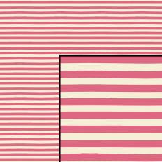 Hand Drawn Stripes Pink Cream Seamless Pattern