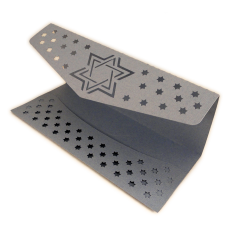 Hanukkah Stars Cash Env Bi fold Pocket