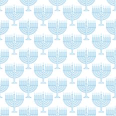 Hanukkah menorah pattern