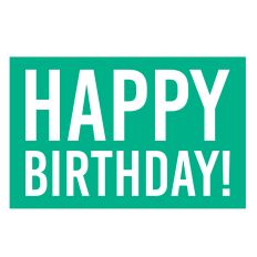 Happy Birthday Bold Sentiment