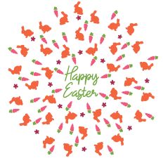 Happy Easter Printable Background 
