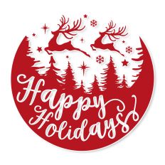 Happy Holidays Christmas SVG Quote