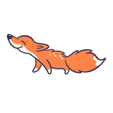 Happy smiling Fox