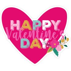 Happy Valentine's Day Title - Print and Cut
