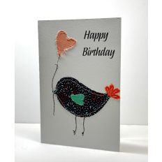Happy Birthday Card Fabric