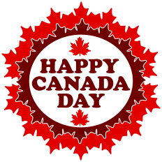 Happy Canada Day Wreath