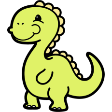 happy dino