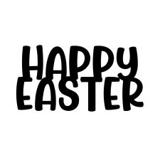 happy easter svg cut file 1 piece cake topper