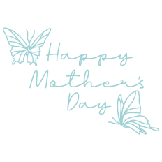 Happy Mother's Day with Butterflies
