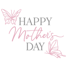 Happy Mother's Day with Butterflies