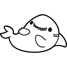 happy shark