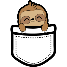 sloth in a pocket