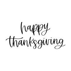 Happy Thanksgiving