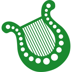 Small Harp Silhouette