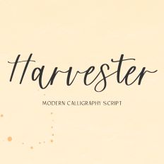 Harvester Script Font