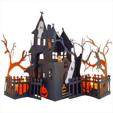 Haunted House 3D Card 
