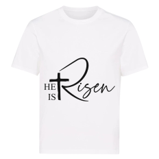 He Is Risen – Christian Easter SVG | Faith-Based Design Tshirt