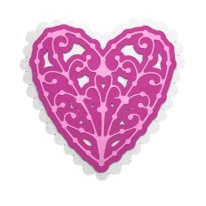 Filigree Heart 3D Gift Card Holder
