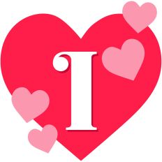 Heart Letter I