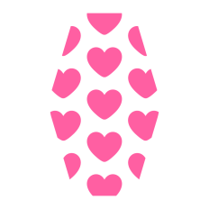 Heart Motel Keychain SVG | Motel Keychain Design