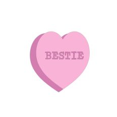Bestie Layered Heart Cut file
