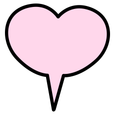 Heart Conversation Bubble