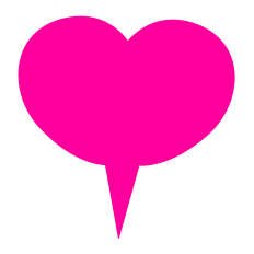 Heart Conversation Bubble