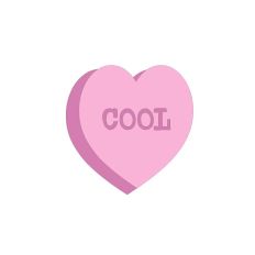 Cool Candy Heart Layered Cut File
