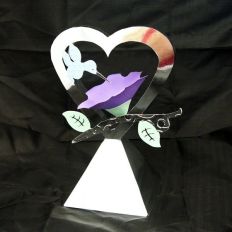 3D heart ornament 