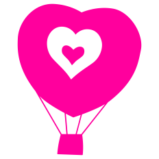 Heart Hot Air Balloon