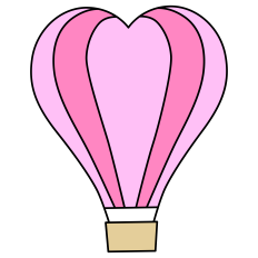 Heart Hot Air Balloon