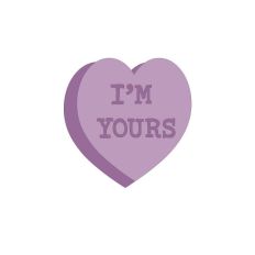I'm Yours Candy Heart layered cut file