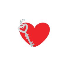 Heart Key Regular Cut