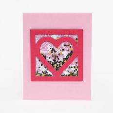 Heart Shaker Card