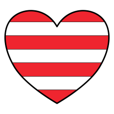 Striped Heart