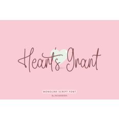 Heart's Grant Font