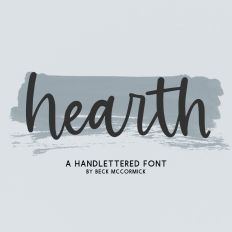 Hearth Script Font