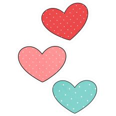 Hearts Group Polka Dots Hey Sugar Happy Valentine’s Day
