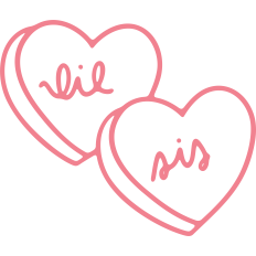 Little Sister Candy Heart