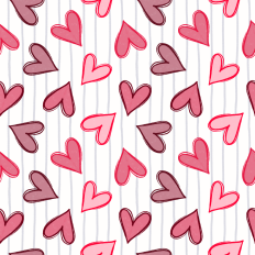 Hearts Pattern Paper