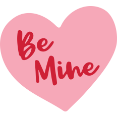 Be Mine Conversation Heart